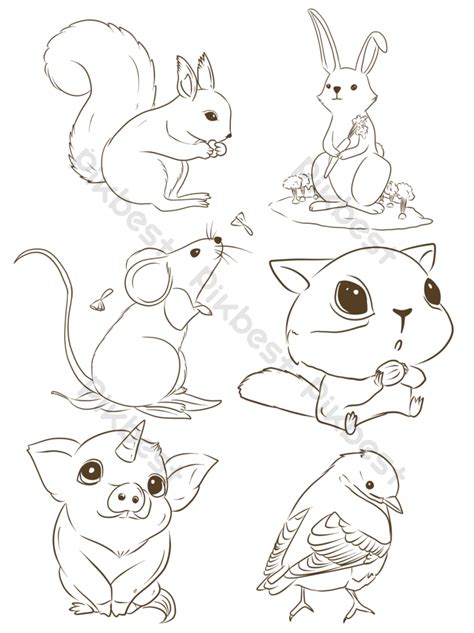 drawing hayop